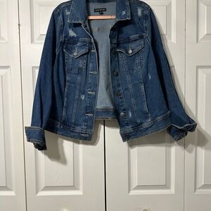 Lane Bryant Dark Blue Jean Jacket